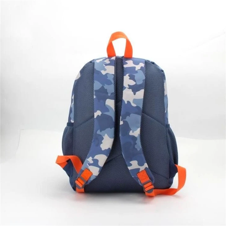 Blue Camouflage Backpack