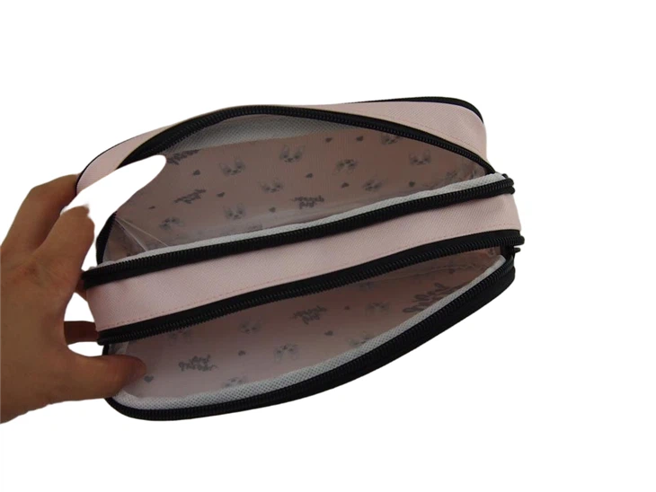 JDM100--Adorable Frenchie - Printed Pencil Case With 