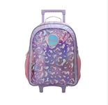 Purple Animal Print Backpack